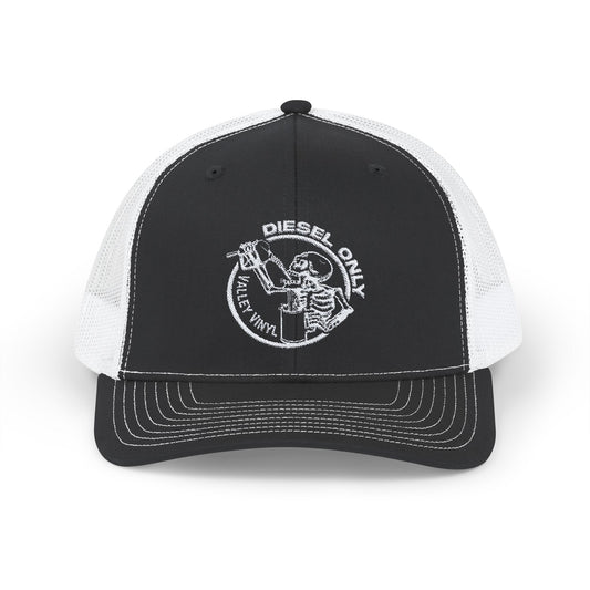 Diesel Only Skeleton Snapback Trucker Cap - Cool & Casual Style for Diesel Enthusiasts