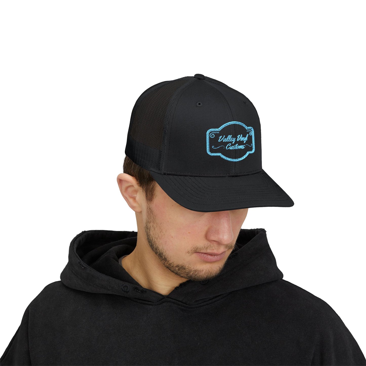 Custom Valley Vinyl Snapback Trucker Cap - Stylish & Comfortable Hat for All Occasions